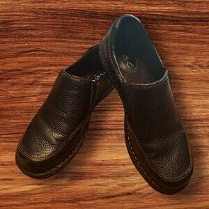 Boc Born Concept Shoes Womens 7 Loafers Black Leather Slip On Casual C75903